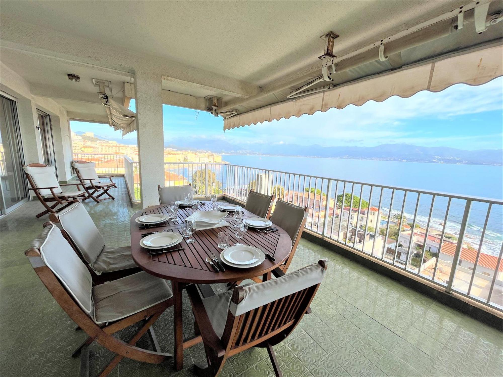 Appartement Vue Mer Carmino Ajaccio Ajaccio  Ngoại thất bức ảnh